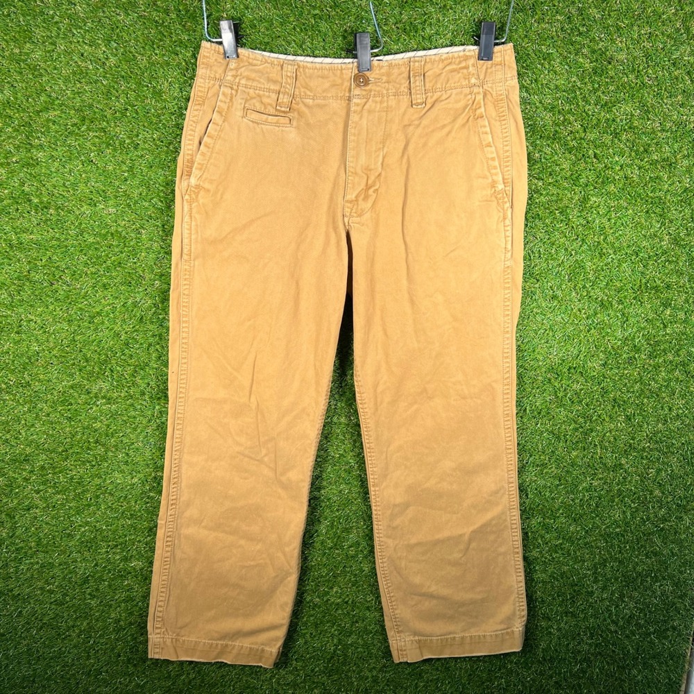 American Eagle Outfitters AE Khaki Pants Mens 32x30 Tan Straight Leg Chino